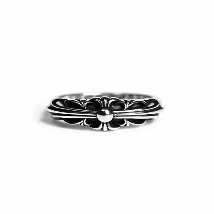 CH BABY CLASSIC FLORAL CROSS RING