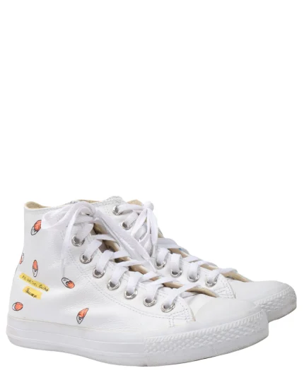 Chrome Hearts Matty Boy Hand Painted Leather Chuck Taylor Converse