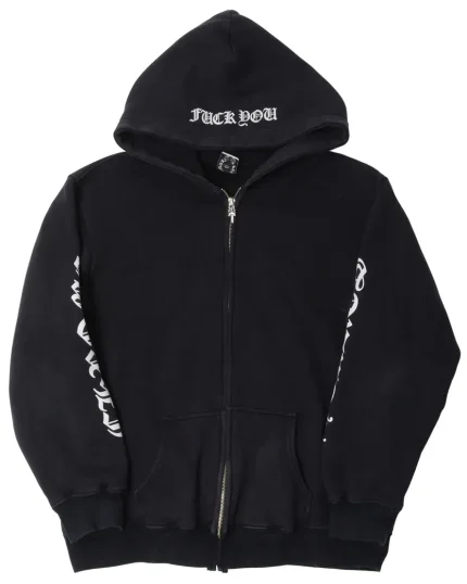 Chrome Hearts Thermal Lined Zip Up Hoodie
