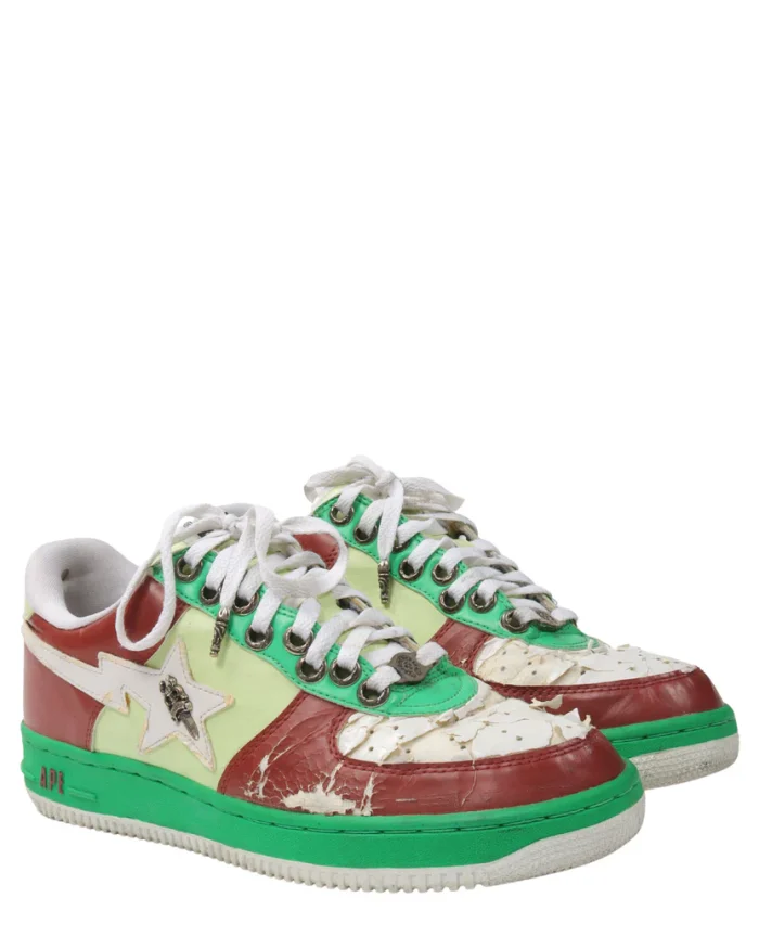 Chrome Hearts Embellished Bapesta Sneakers