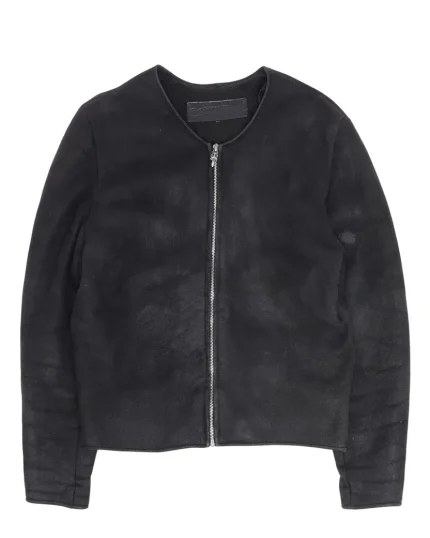 Chrome Hearts Suede Shearling Jacket
