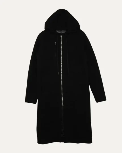 Chrome Hearts Wool Hooded Zip Up Coat