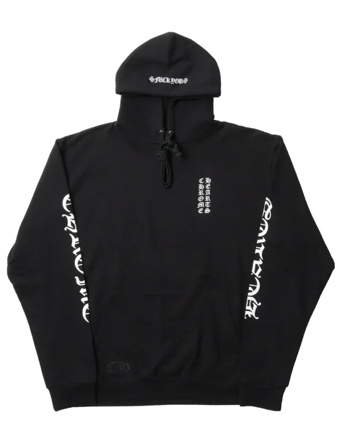 Chrome Hearts Script Logo "Fuck You" Hoodie