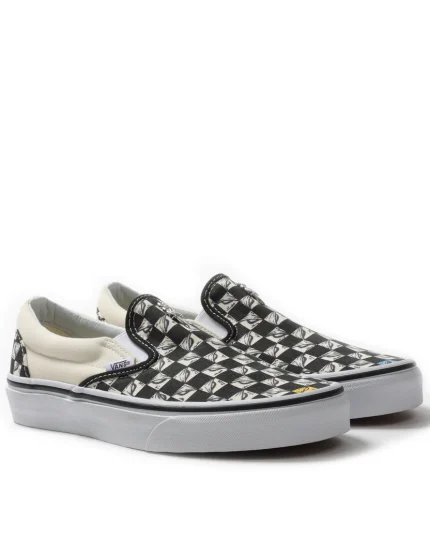 Chrome Hearts Matty Boy "99 Eyes" Checkered Slip-On Vans