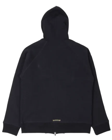 Chrome Hearts Cross Patch Zip-Up Hoodie