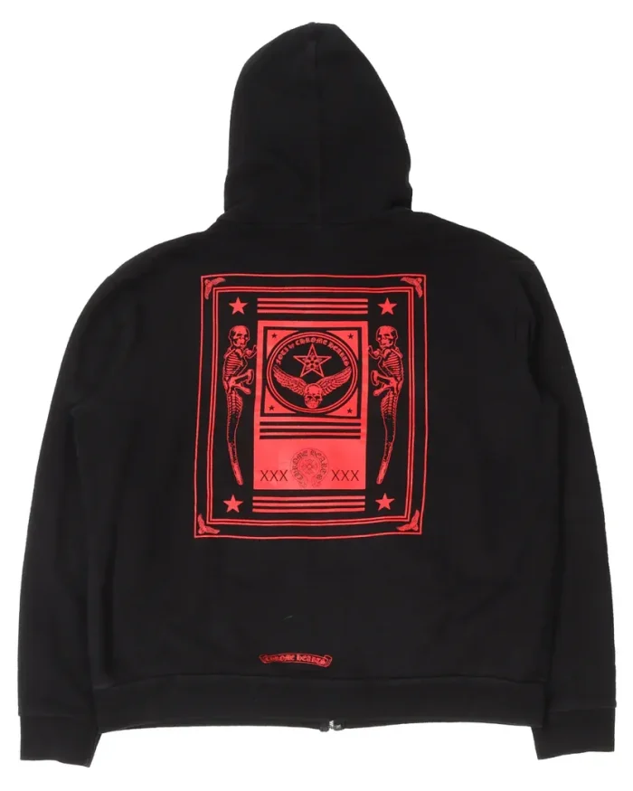 Chrome Hearts Foti Zip Up Hoodie