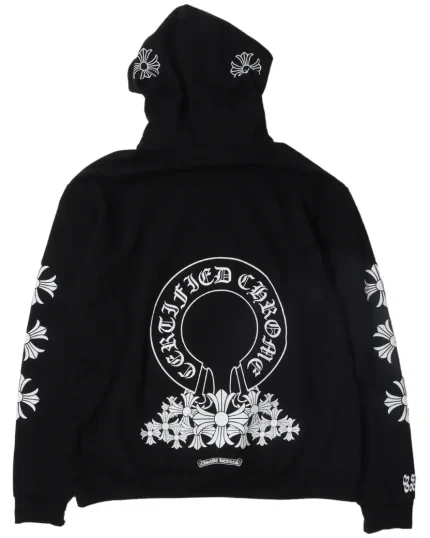 Chrome Hearts Drake "Certified Chrome" Cemetery Cross Hoodie