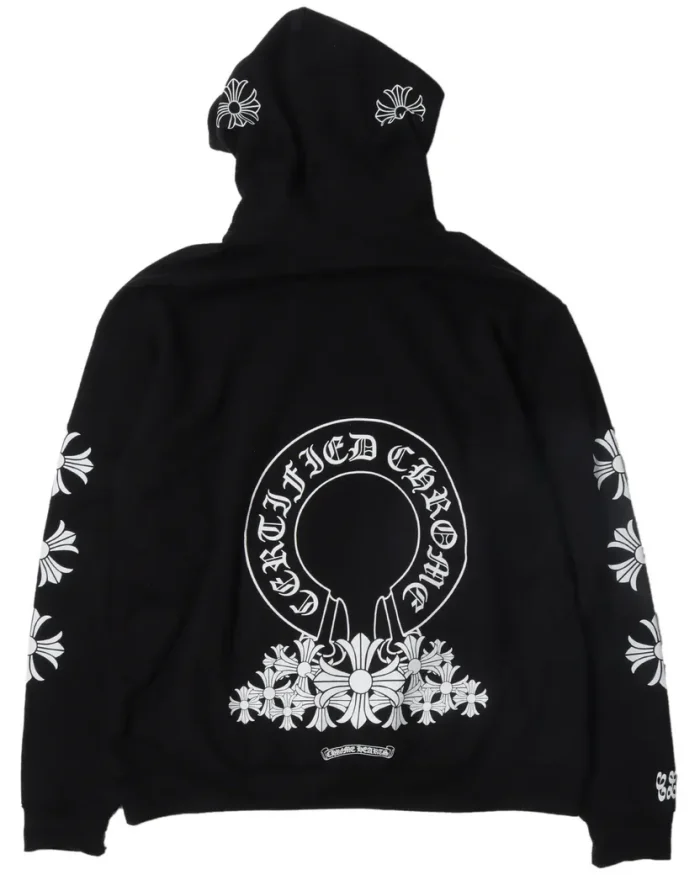 Chrome Hearts Drake "Certified Chrome" Cemetery Cross Hoodie