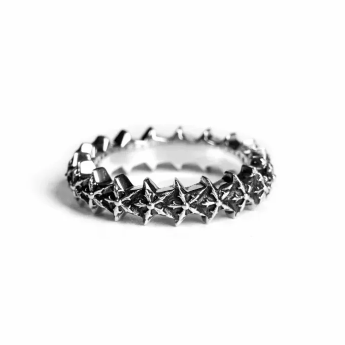 CH 5 SIDED STAR LOOP RING