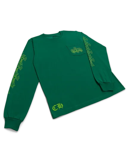 Chrome Hearts Cemetery Cross Long Sleeve T-Shirt