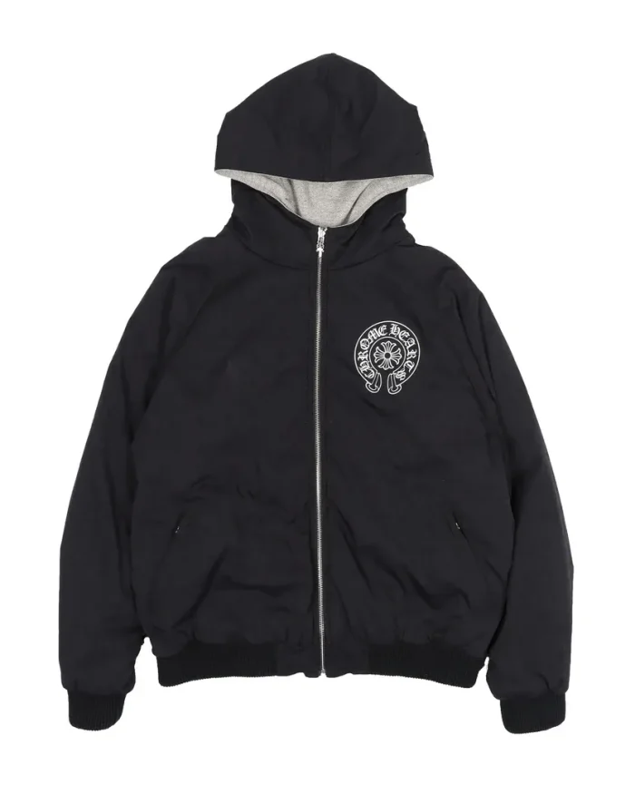 Chrome Hearts Reversible Jacquard Nylon Raglan Jacket