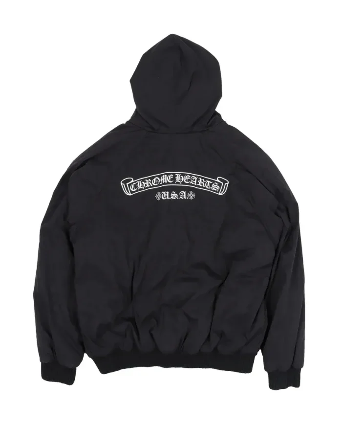 Chrome Hearts Reversible Jacquard Nylon Raglan Jacket