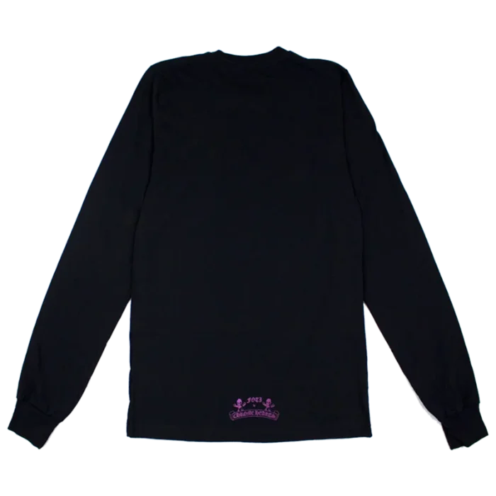 Chrome Hearts Foti Purple Long Sleeve T Shirt