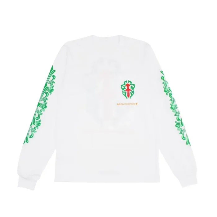 Chrome Hearts Los Angeles Exclusive Christmas L/S T-shirt White
