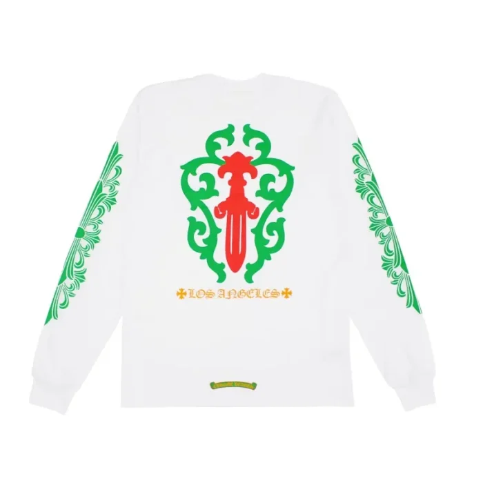 Chrome Hearts Los Angeles Exclusive Christmas L/S T-shirt White