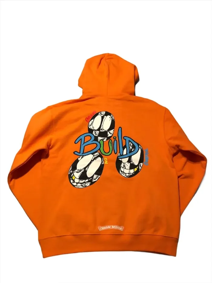 Chrome Hearts Matty Boy Link & Build Hoodie Orange