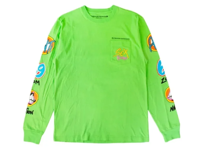Chrome Hearts Matty Boy Sex Records L/S T-shirt Citrus