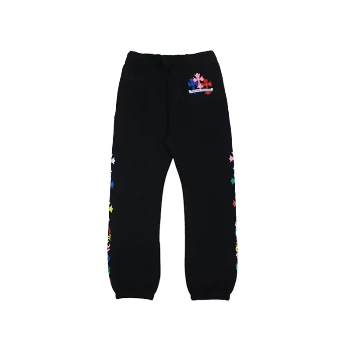 Chrome Hearts Multicolor Cross Sweatpants Black