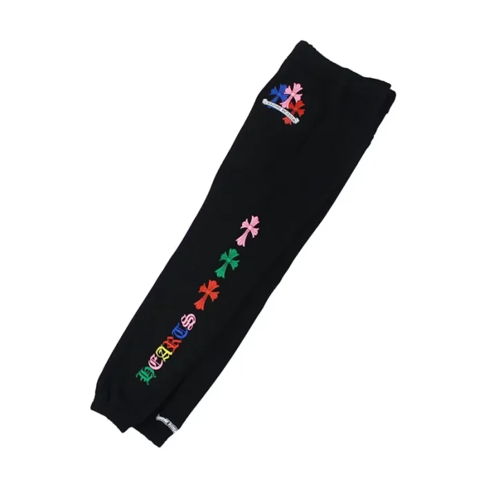 Chrome Hearts Multicolor Cross Sweatpants Black