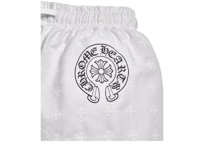 Chrome Hearts Plus Cross All Over Print Sweatpants White