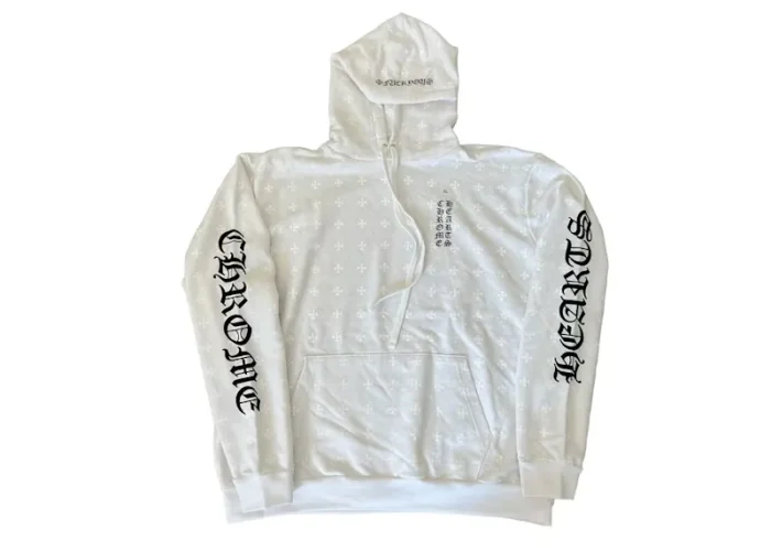 Chrome Hearts Plus Cross Horseshoe Hoodie White
