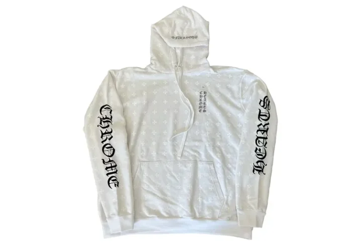 Chrome Hearts Plus Cross Horseshoe Hoodie White