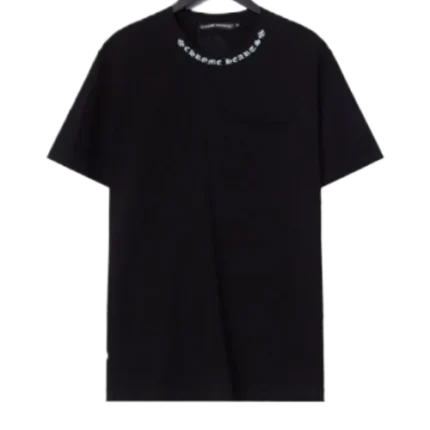 Chrome Hearts Sanskrit Letters Cross Black T-Shirt