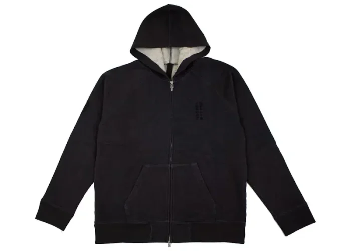 Chrome Hearts U GRP Y NOT 2-TND Zip Up Hoodie Black