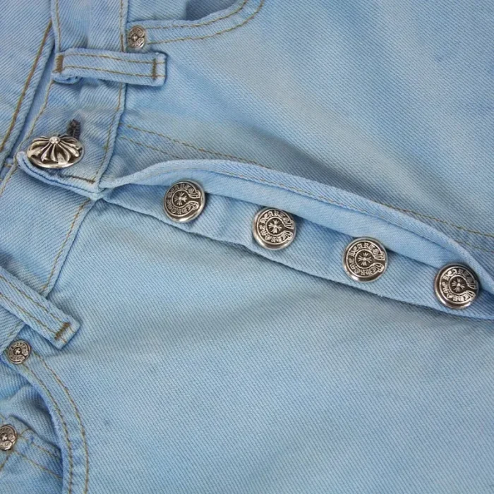 Chrome Hearts x Drake Certified Lover Boy Vintage Levi's Jeans Washed Blue (Miami Exclusive)