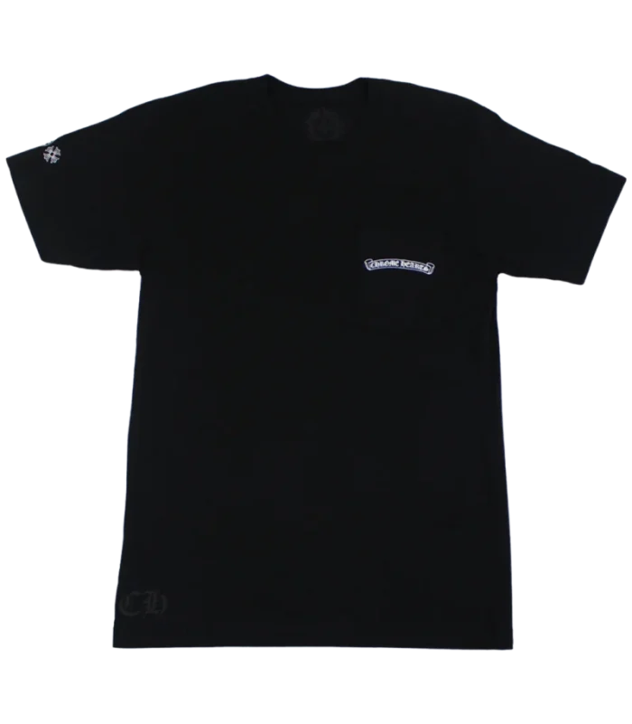 Chrome Hearts Pink Dagger Short Sleeve T-Shirt