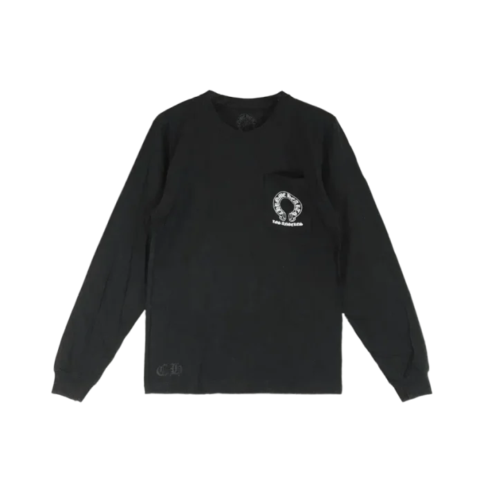 Chrome Hearts Los Angeles T bar Script Logo Long Sleeve