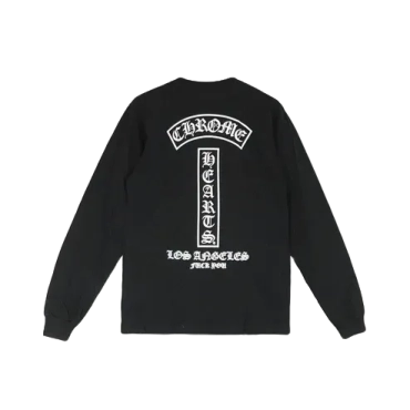 Chrome Hearts Los Angeles T bar Script Logo Long Sleeve