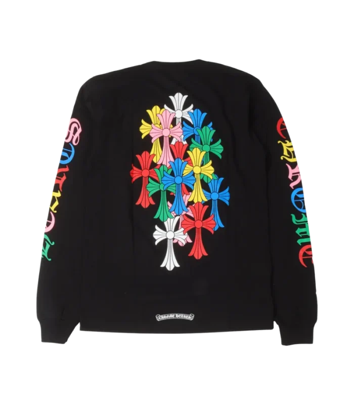 Chrome Hearts Multicolor Cross Long Sleeve T Shirt