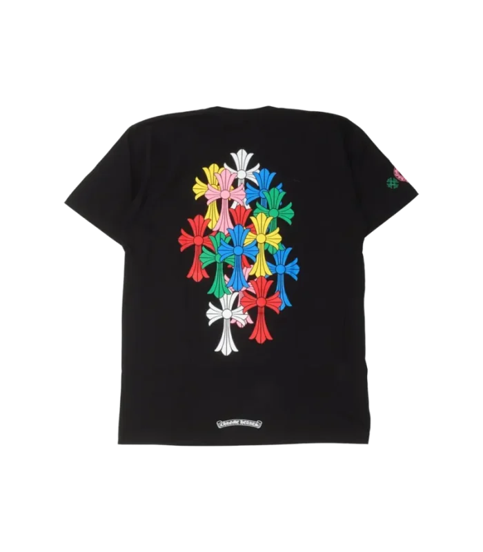 Chrome Hearts Multicolor-Cross-T-Shirt Black