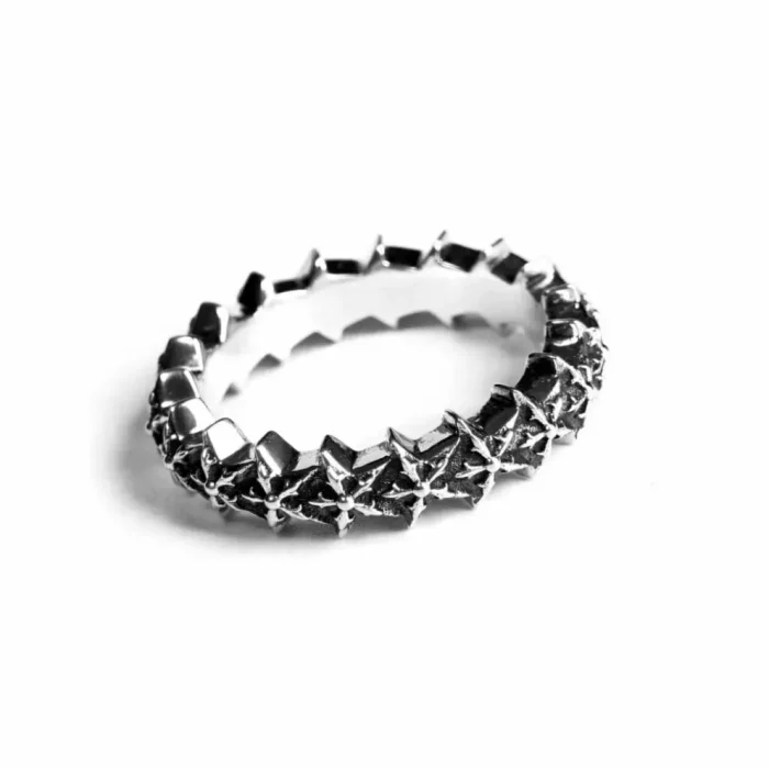 CH 5 SIDED STAR LOOP RING