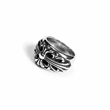 CH FLORAL CROSS RING