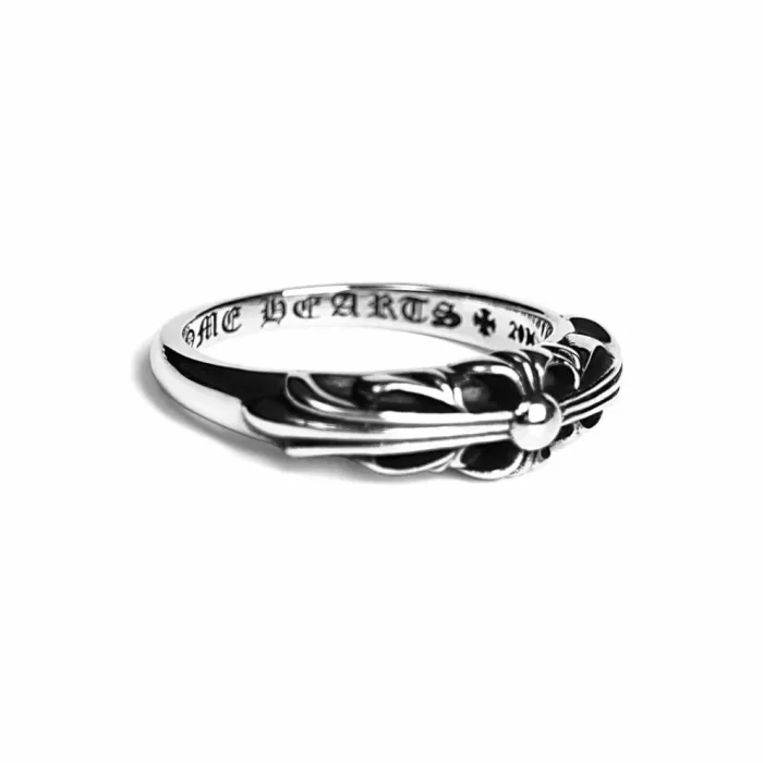 CH BABY CLASSIC FLORAL CROSS RING