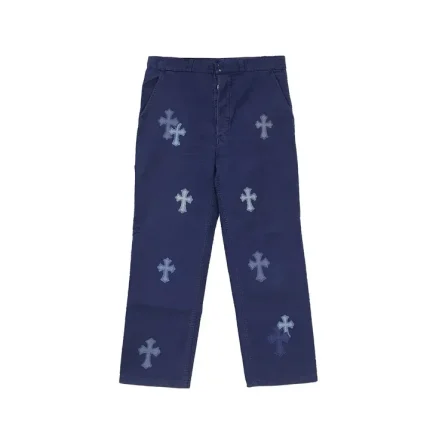 Chrome Hearts Blue Leather Cross Patch Carpenter