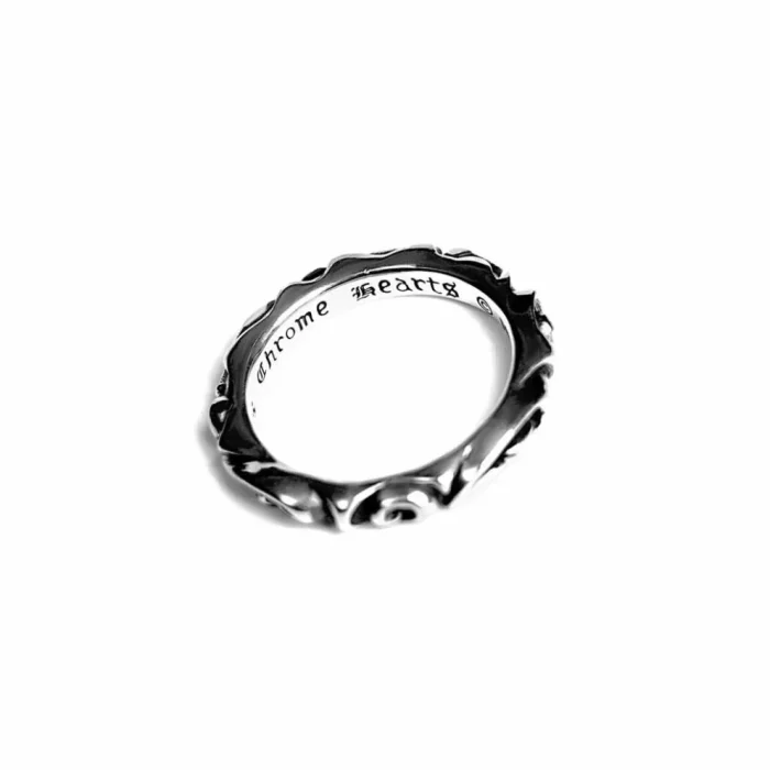 CH SCROLL BAND RING