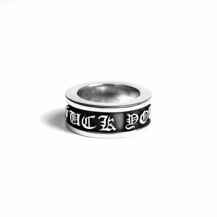 CH FUCK YOU SPINNER RING