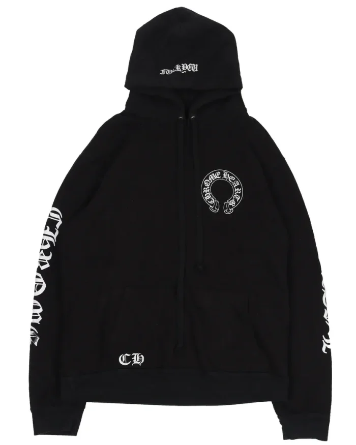 Chrome Hearts Logo Hoodie Black