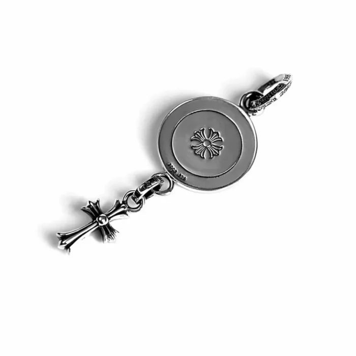 CH ANGEL MEDALLION BABY CROSS CHARM
