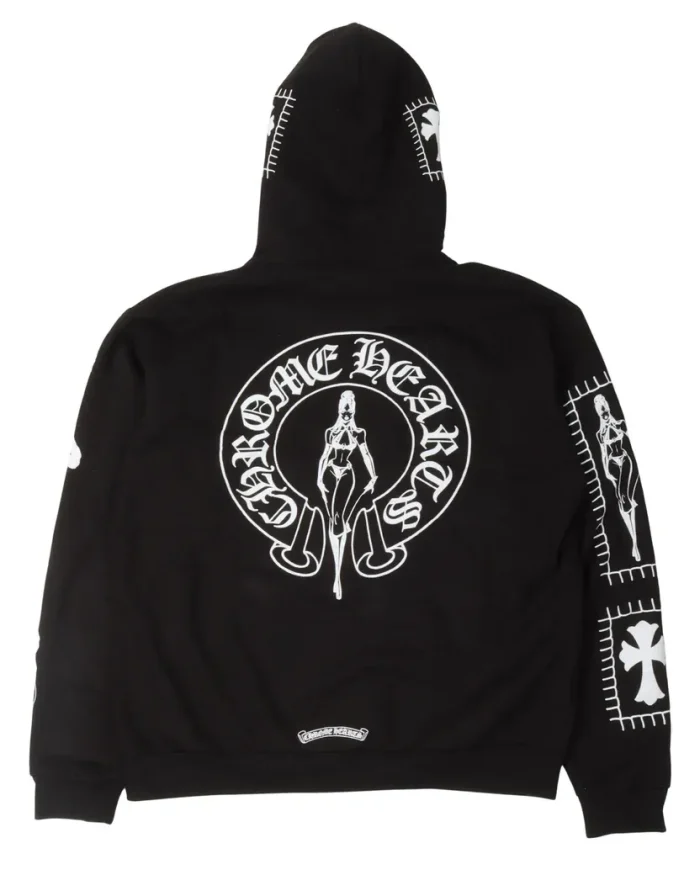 Chrome Hearts Deadly Doll Horseshoe Hoodie