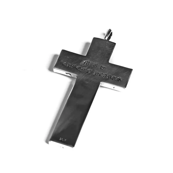 CH CHESSBOARD CROSS PENDANT