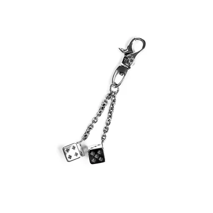 CH DICE KEYCHAIN