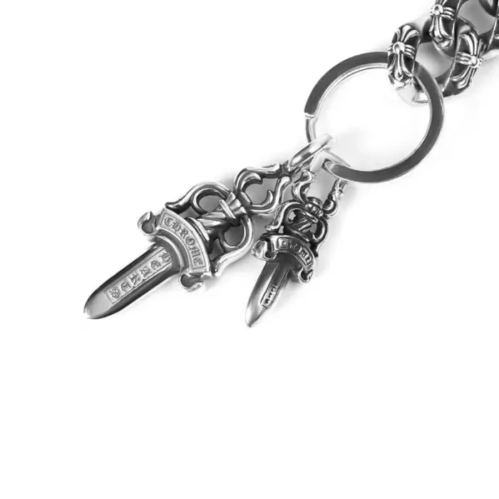 CH DOUBLE DAGGER KEY RING