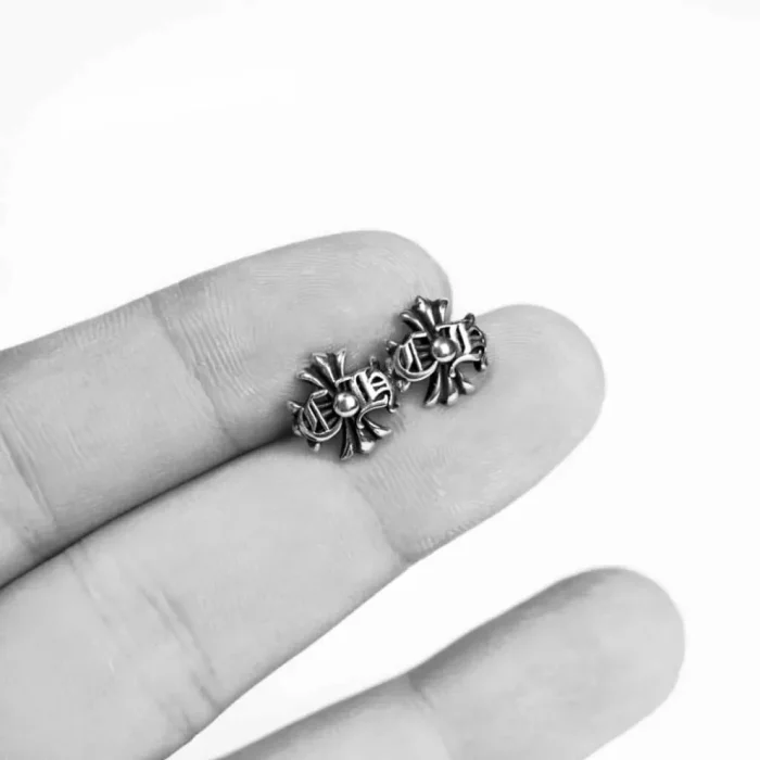 CH LOGO PLUS STUD EARRINGS