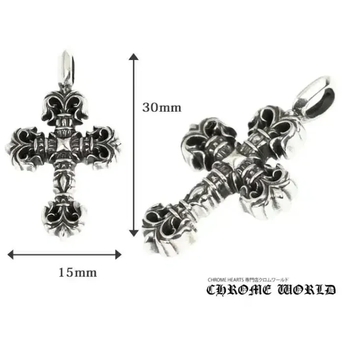 CH FILIGREE CROSS CHARM